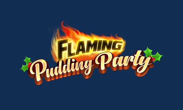 Flaming Pudding Party slot logo