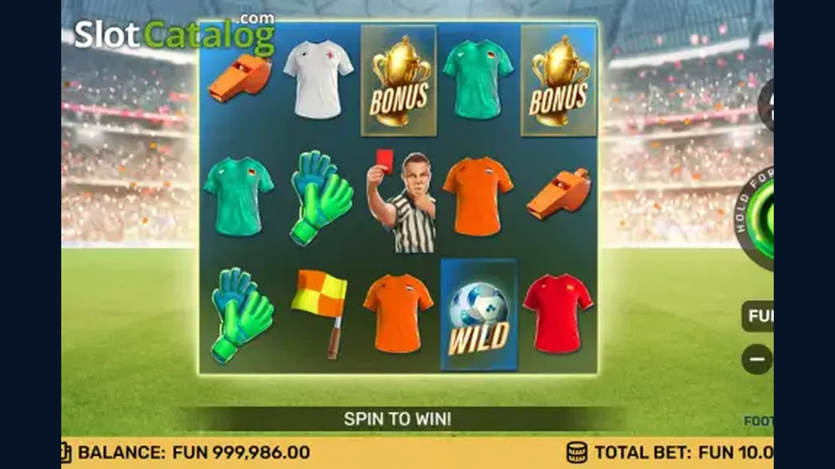 Football Wild gameplay screenshot showing the game interface
