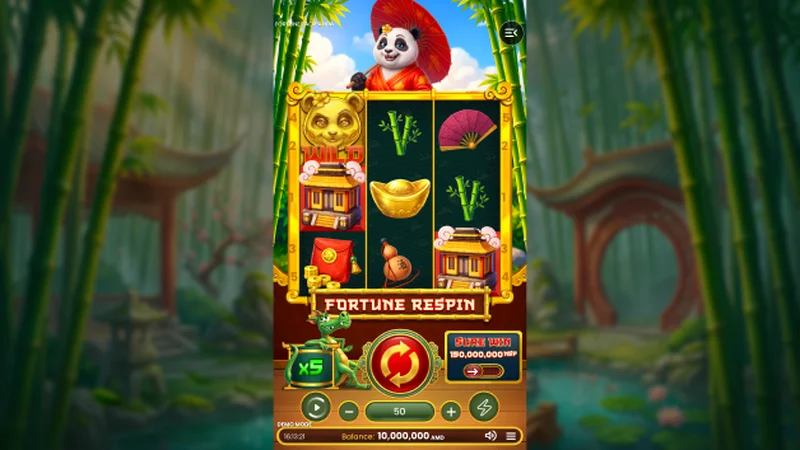 Fortune Tao Panda slot gameplay — panda themed reels