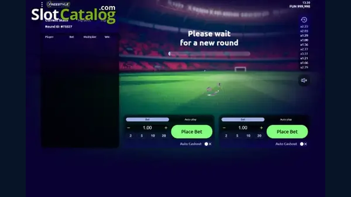 Freestyle gameplay screenshot showing the game interface