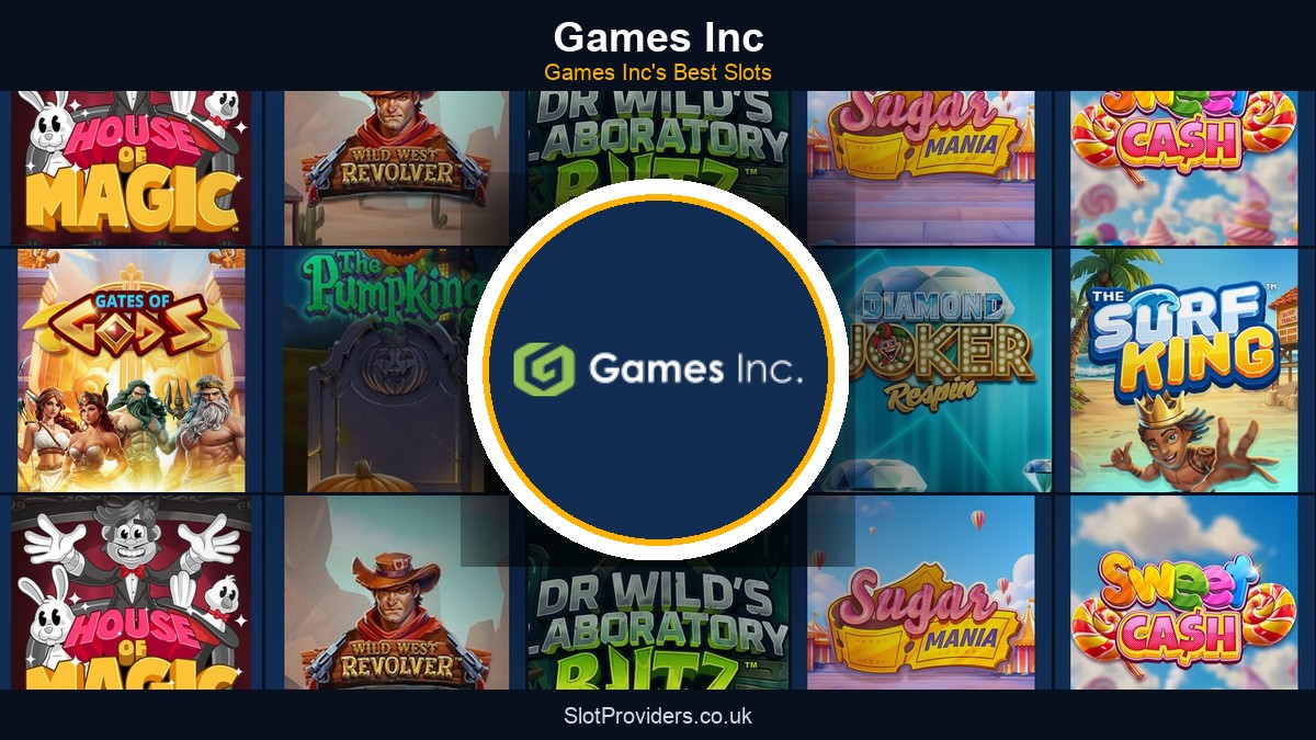 Games Inc - best slots at a glance