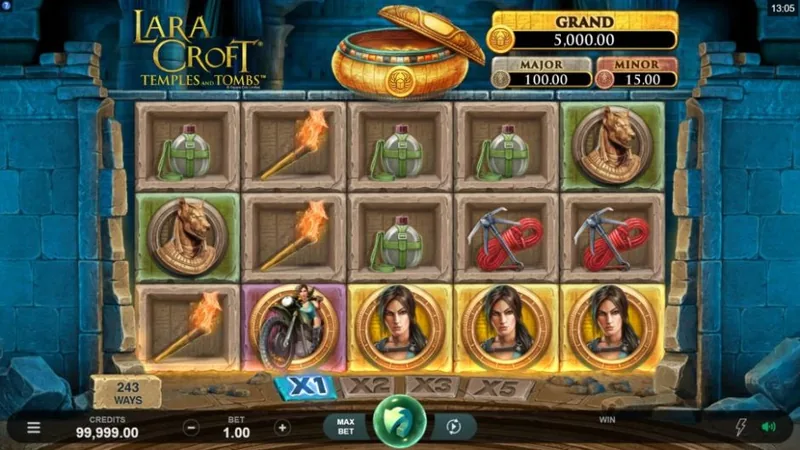 Lara Croft Temples and Tombs gameplay