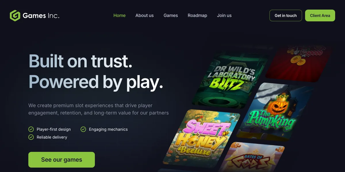 Games Inc's official website, gamesinc.co.uk