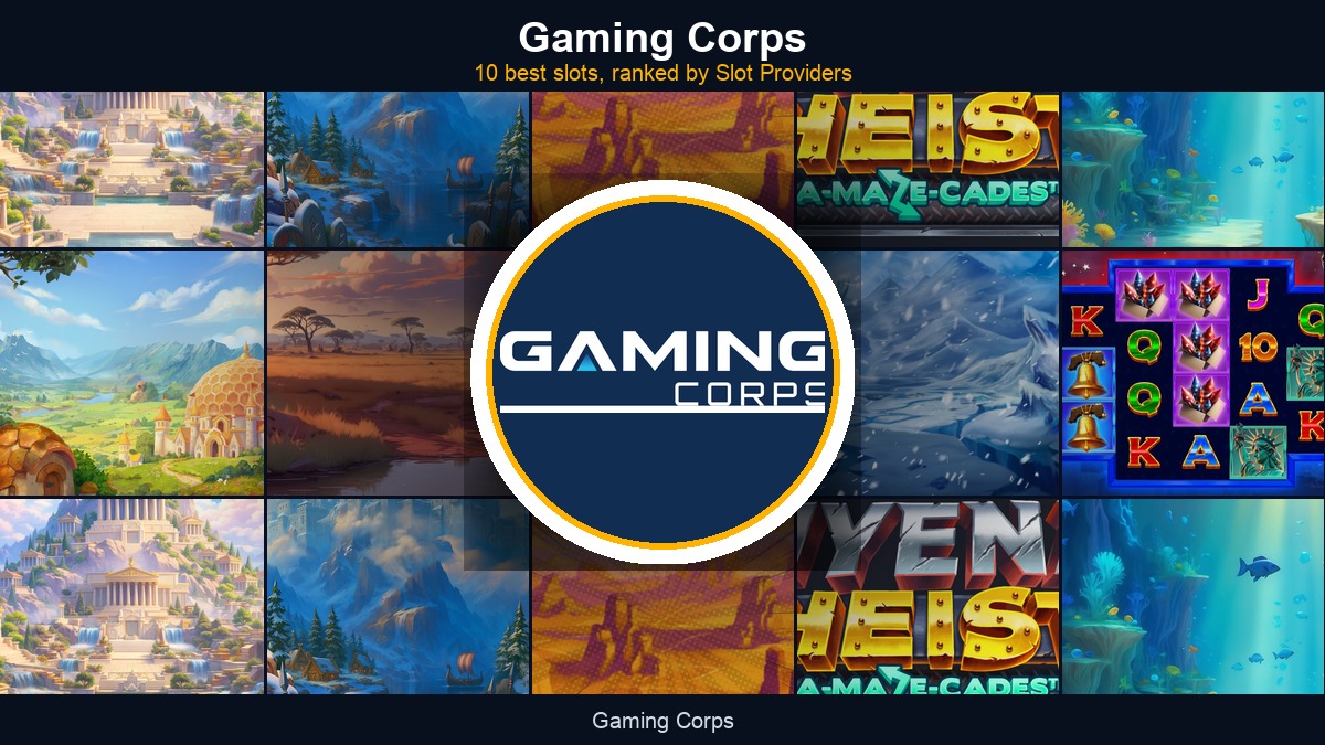 Gaming Corps - best slots at a glance