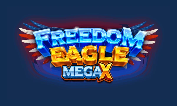 Freedom Eagle Mega X slot logo