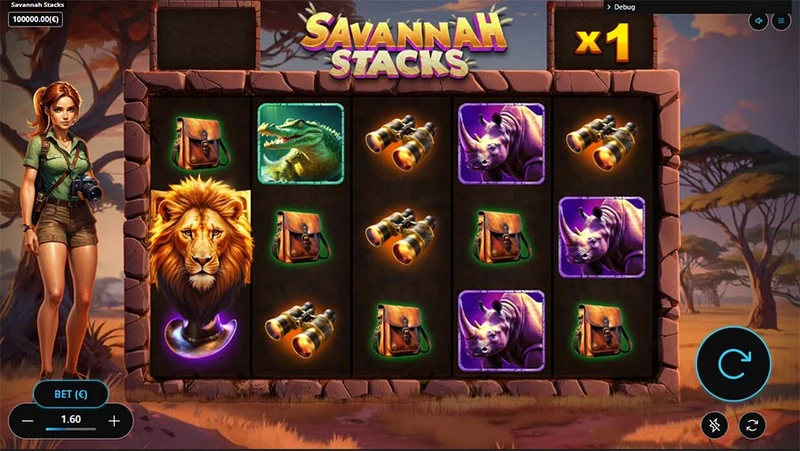 Savannah Stacks gameplay