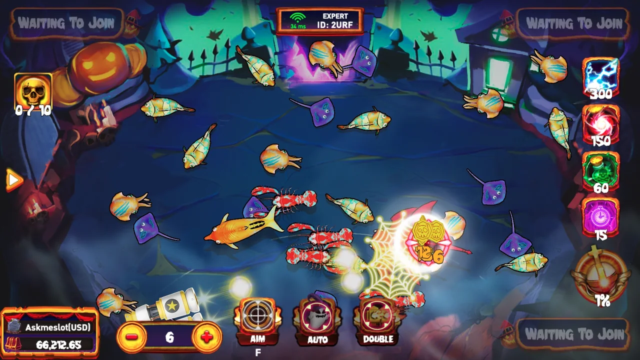 Ghost Busters official loaded gameplay interface with active controls visible
