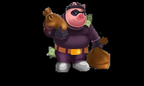 Gangsta Piggy: Hold and Win slot art