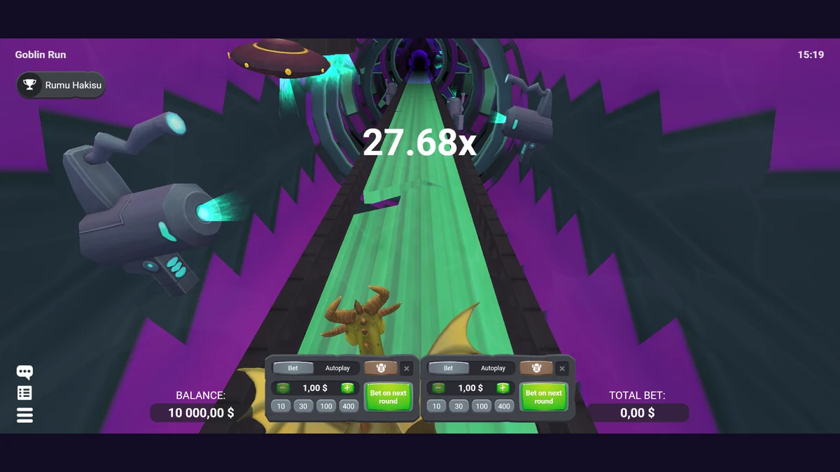 Goblin Run gameplay screenshot showing the reels or game interface