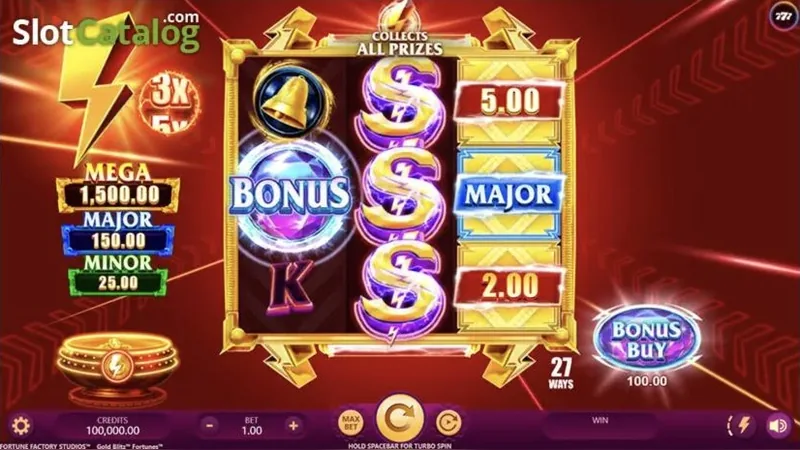 Gold Blitz Fortunes gameplay screenshot