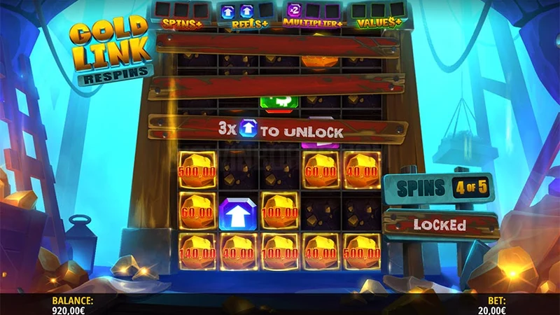 Gold Digger slot gameplay — mining themed free spins