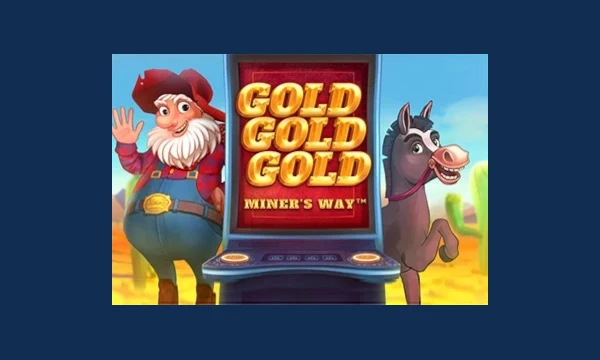 Gold Gold Gold Miner's Way slot logo
