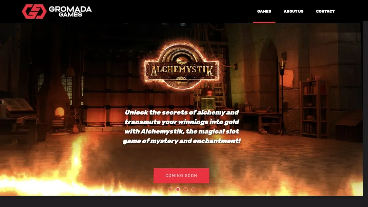 Gromada Games official website and portfolio