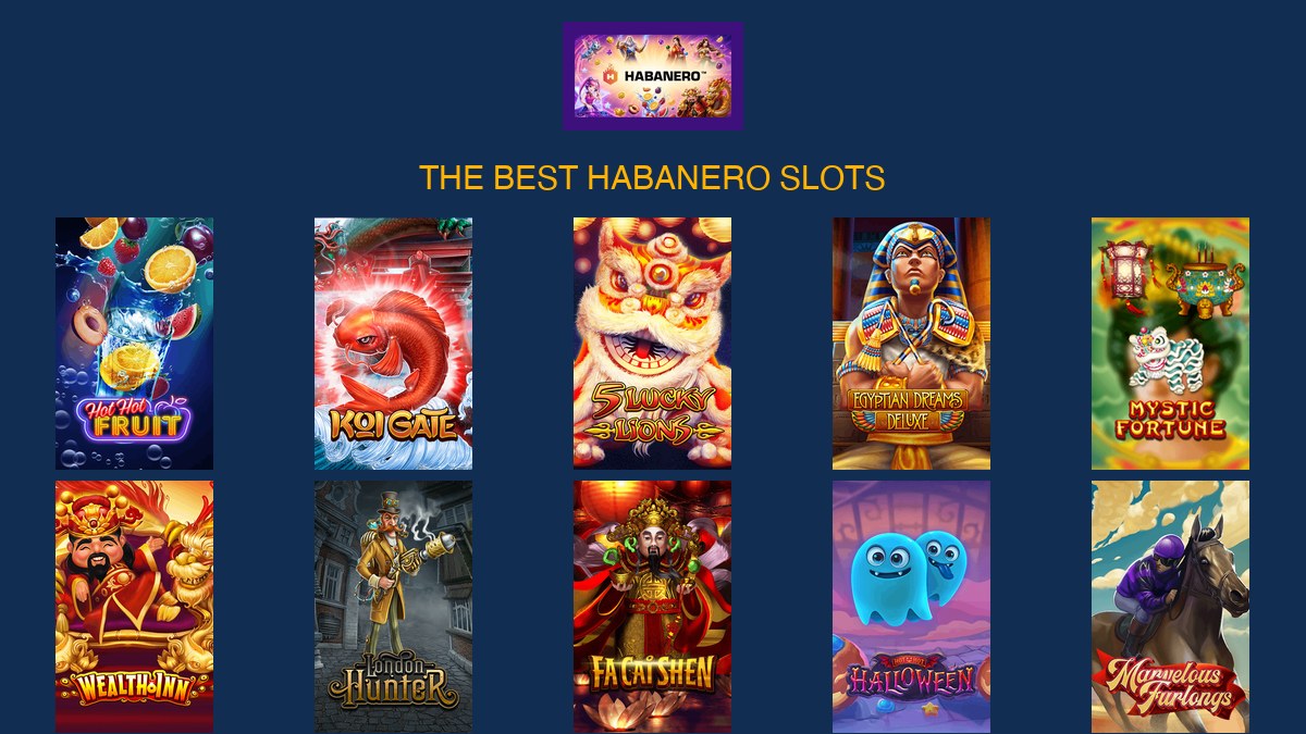 Habanero's best slots — Hot Hot Fruit, Koi Gate, 5 Lucky Lions and more, ranked by All Slot Providers