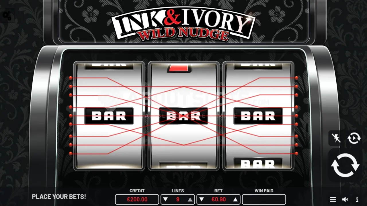 Ink & Ivory official loaded gameplay interface with active controls visible