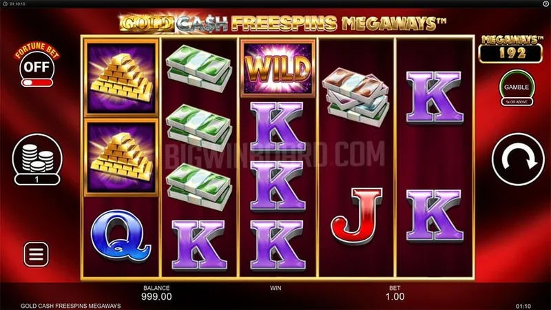 Gold Cash Free Spins Megaways gameplay