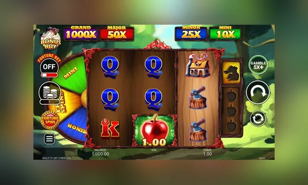 Wolf It Up! 3 Reeler slot art