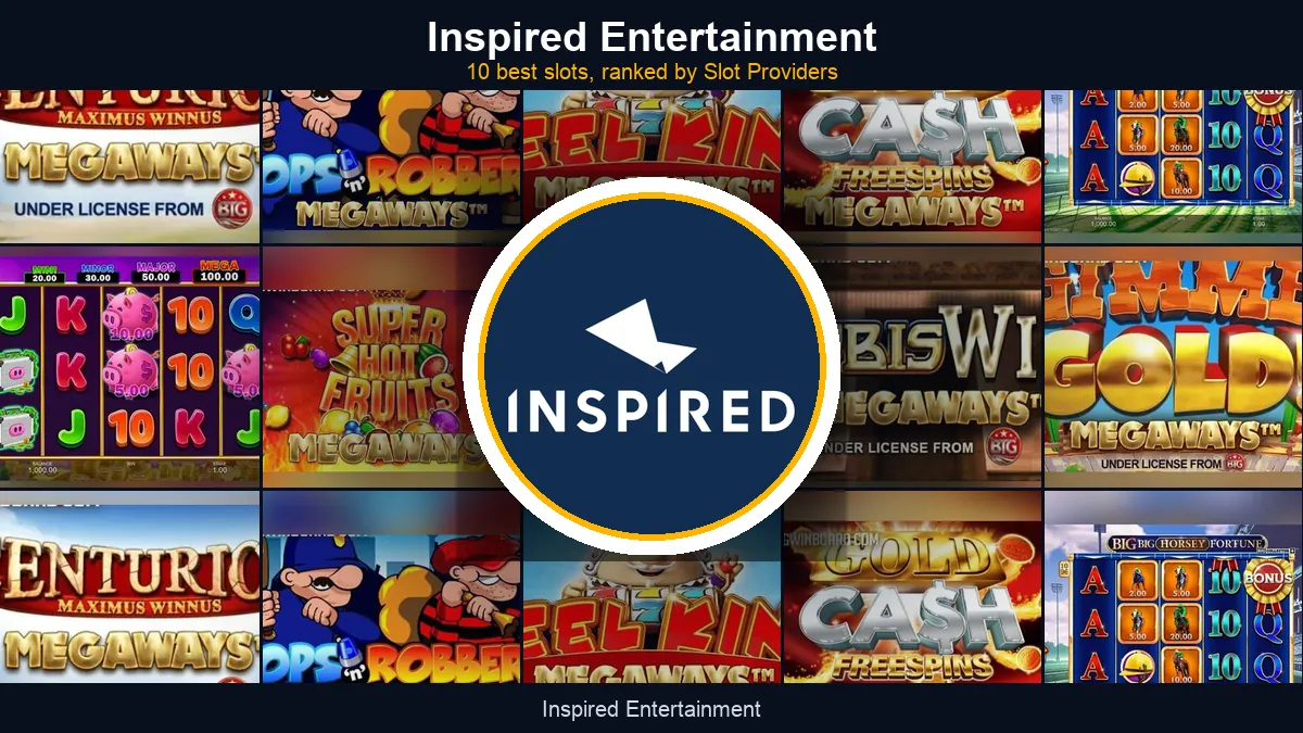Inspired Entertainment - best slots at a glance