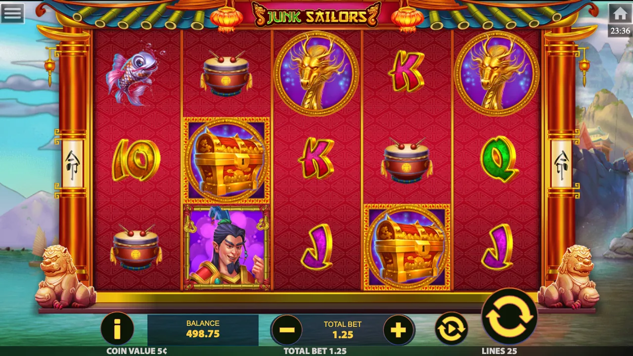 Junk Sailors official loaded gameplay interface with active controls visible