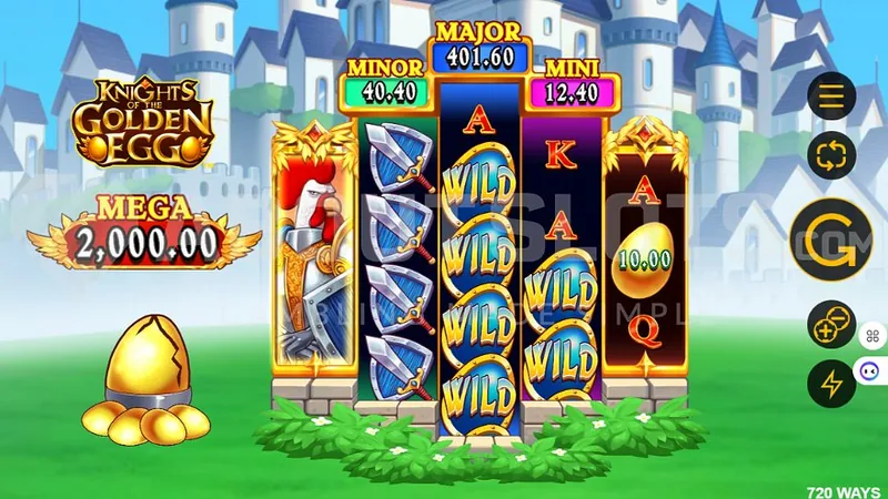 Knights of the Golden Egg gameplay screenshot