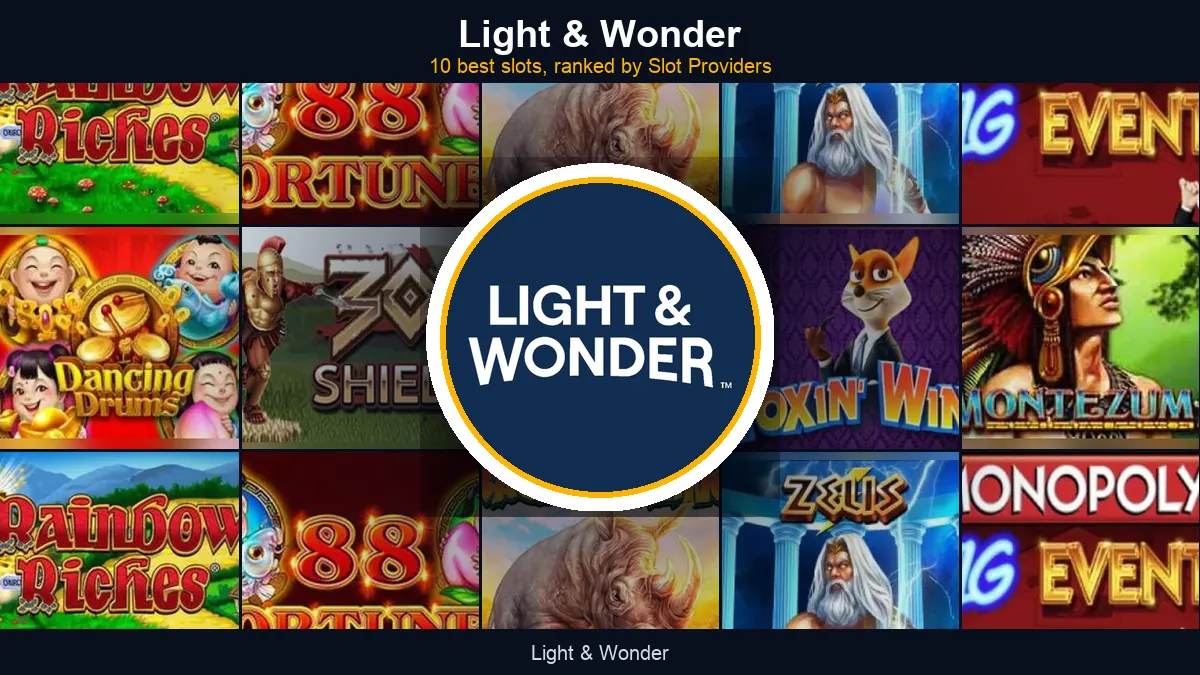 Light & Wonder - best slots at a glance