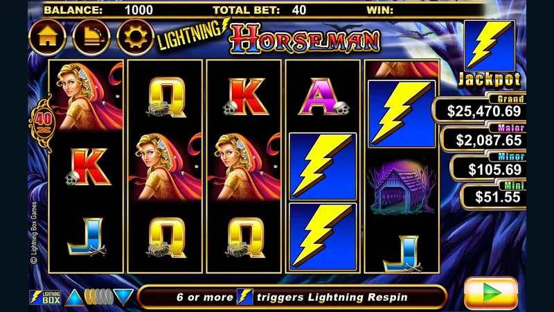 Lightning Horseman gameplay screenshot
