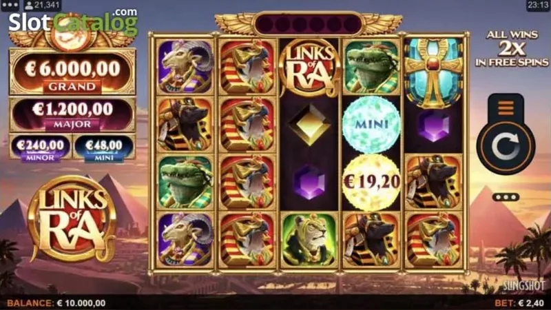 Links of Ra gameplay screenshot