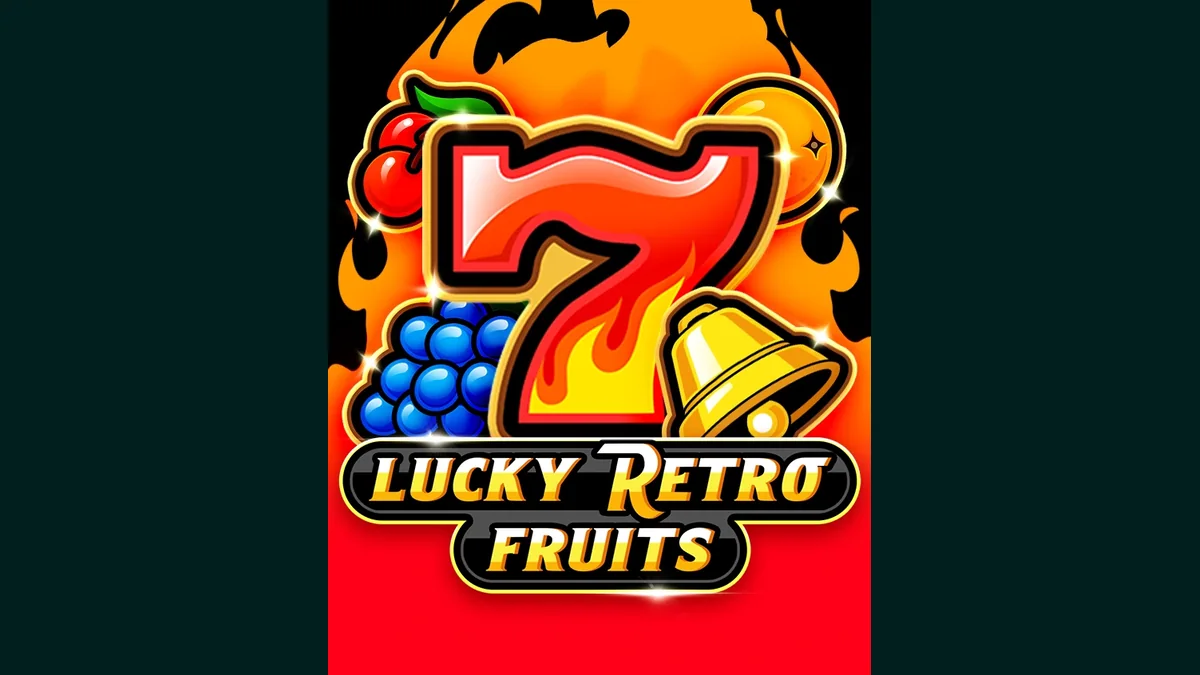 Lucky Retro Fruits complete branded game artwork