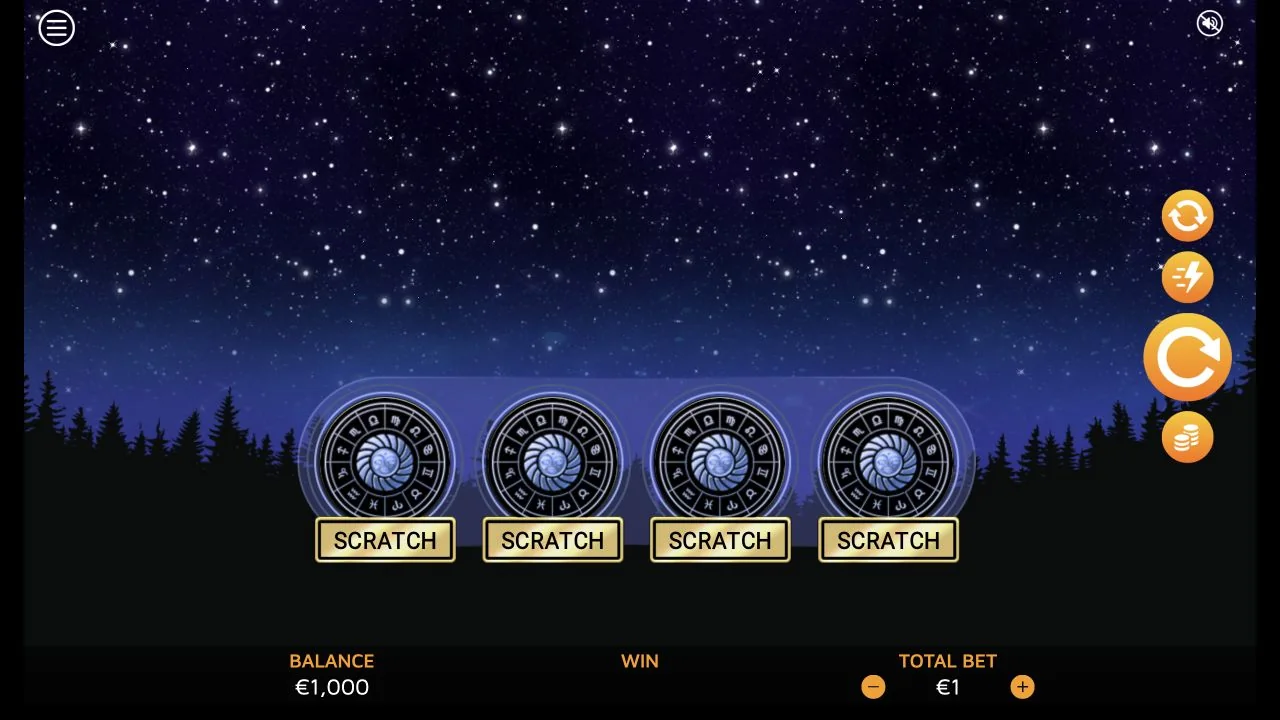 Lucky Stars gameplay screenshot showing the playing interface