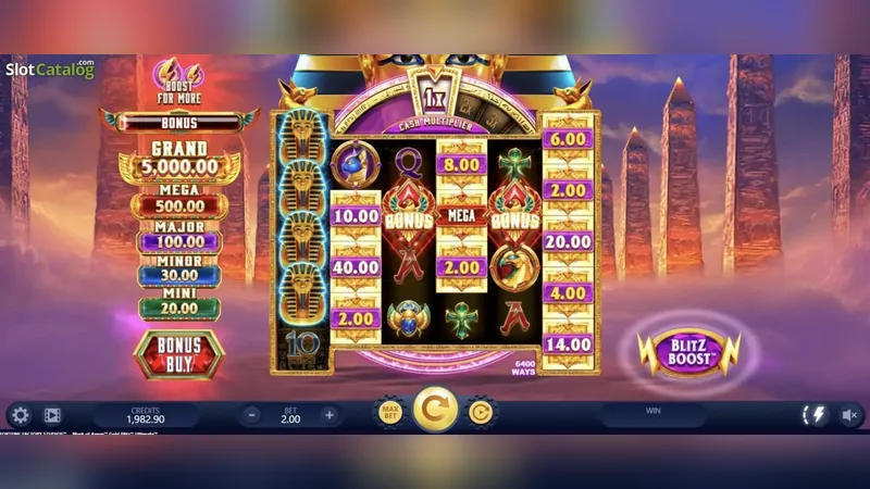 Mask of Amun Gold Blitz Ultimate gameplay screenshot