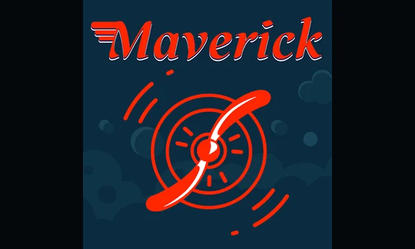 Maverick crash game artwork by AD LUNAM