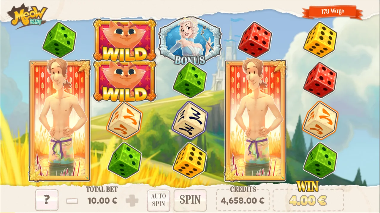 Meow In The Boots official loaded gameplay interface with active controls visible