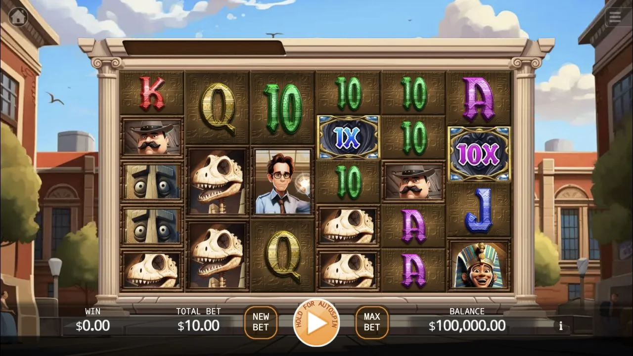 Museum of Fantasy Fusion Reels gameplay showing the full game interface