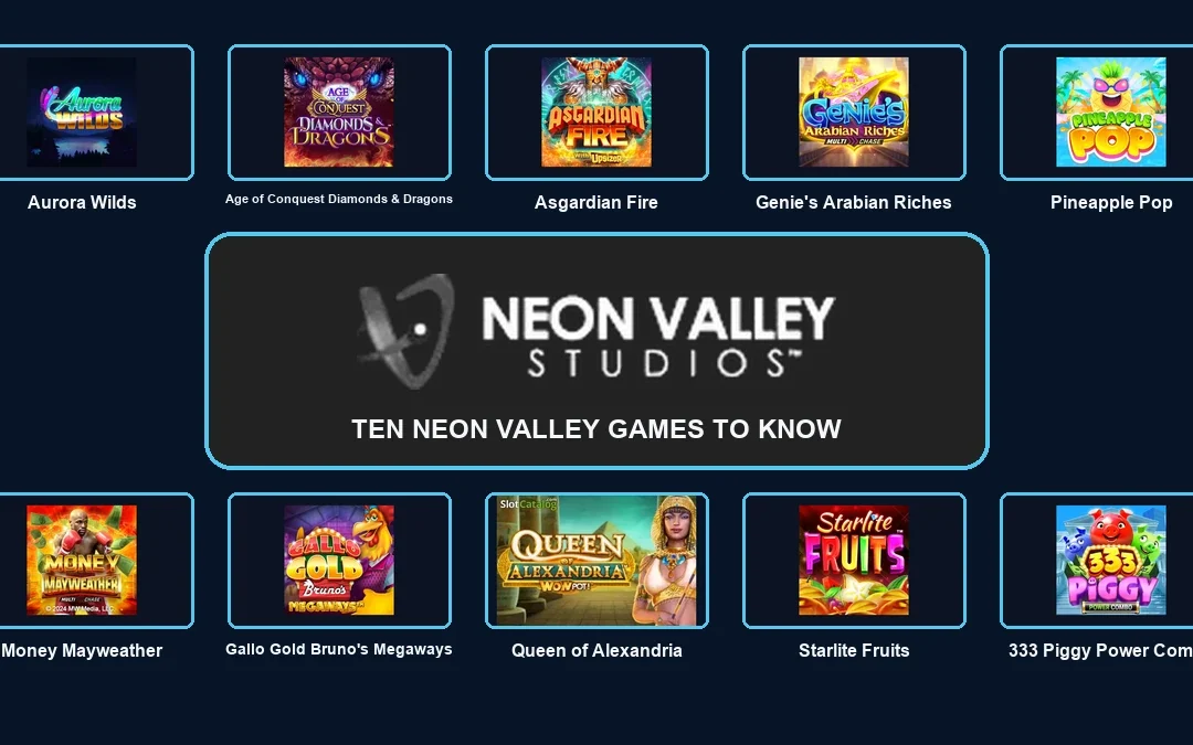 Neon Valley Studios Slots: Games, RTPs & UK Play