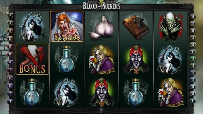 Blood Suckers slot gameplay