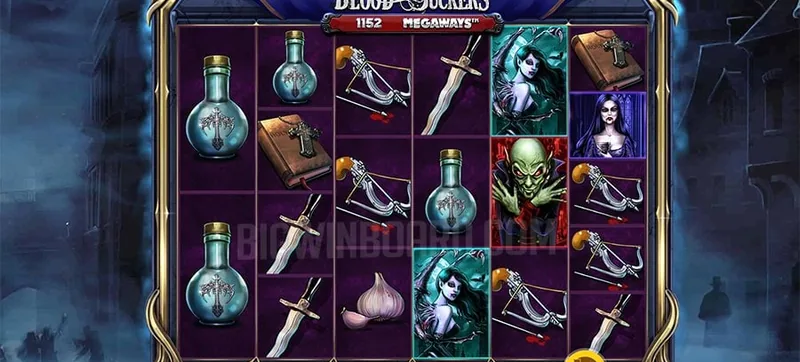 Blood Suckers Megaways gameplay