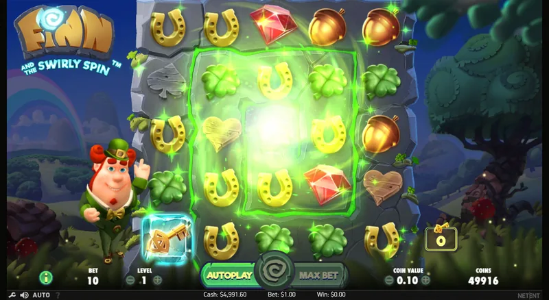 Finn and the Swirly Spin spiral gameplay