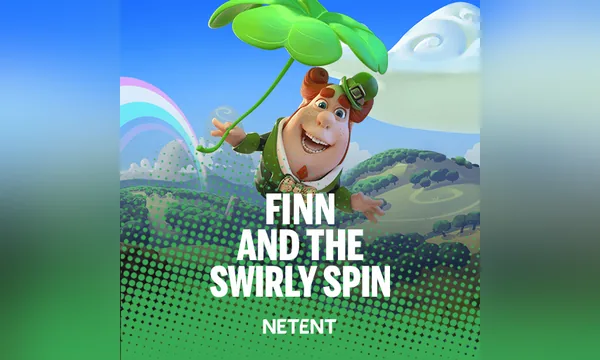 Finn and the Swirly Spin slot logo — NetEnt