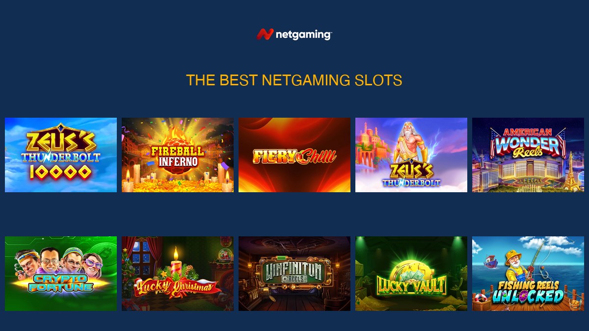 NetGaming's best slots — Zeus's Thunderbolt 10000, Fireball Inferno and more, ranked by All Slot Providers