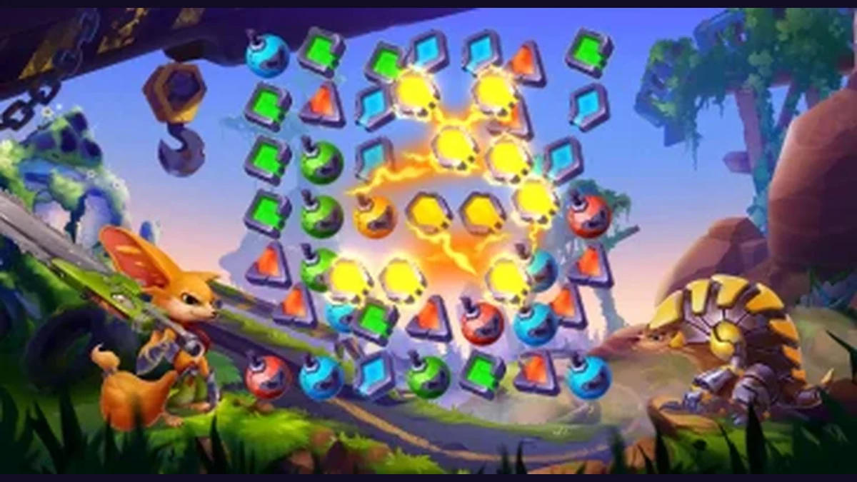 Nuke World gameplay screenshot showing the reels or game interface
