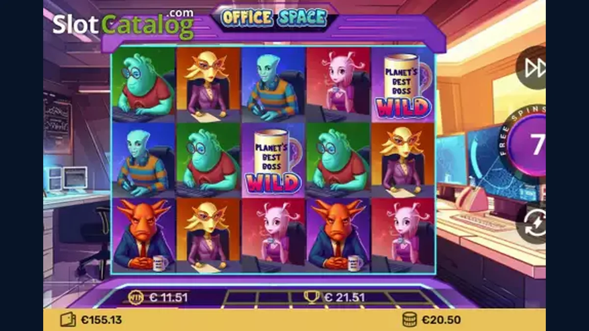Office Space gameplay screenshot showing the game interface