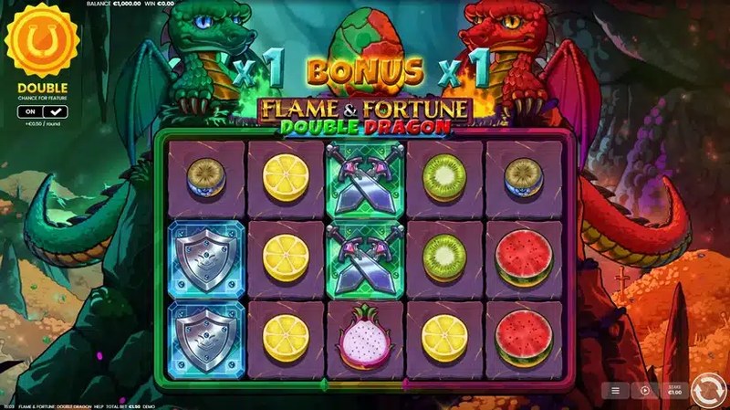 Flame & Fortune: Double Dragon gameplay