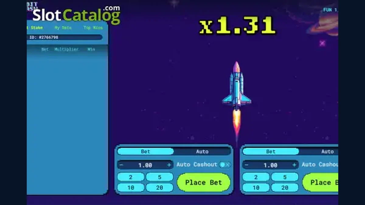 Orbit Crash gameplay screenshot showing the game interface
