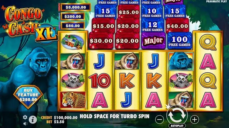 Congo Cash XL gameplay