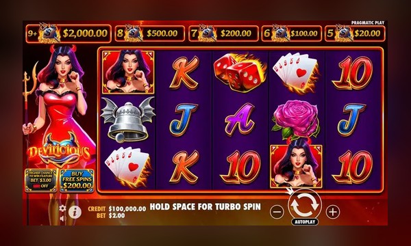 Devilicious slot art