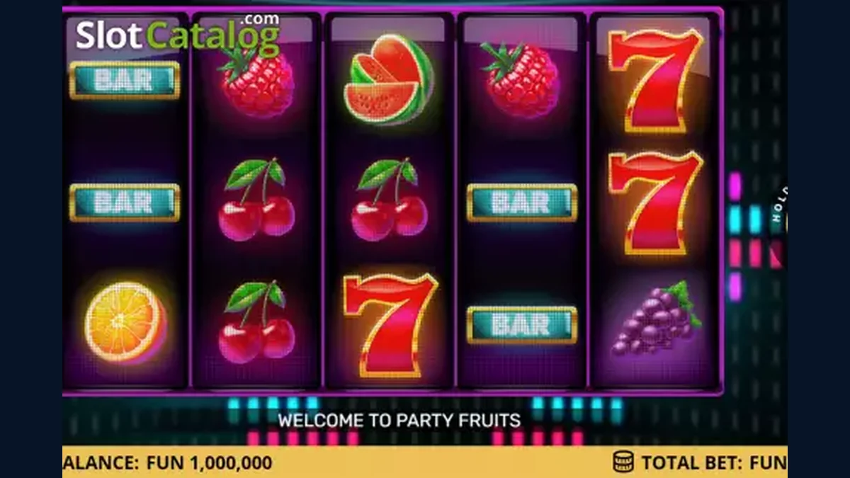 Party Fruits gameplay screenshot showing the game interface