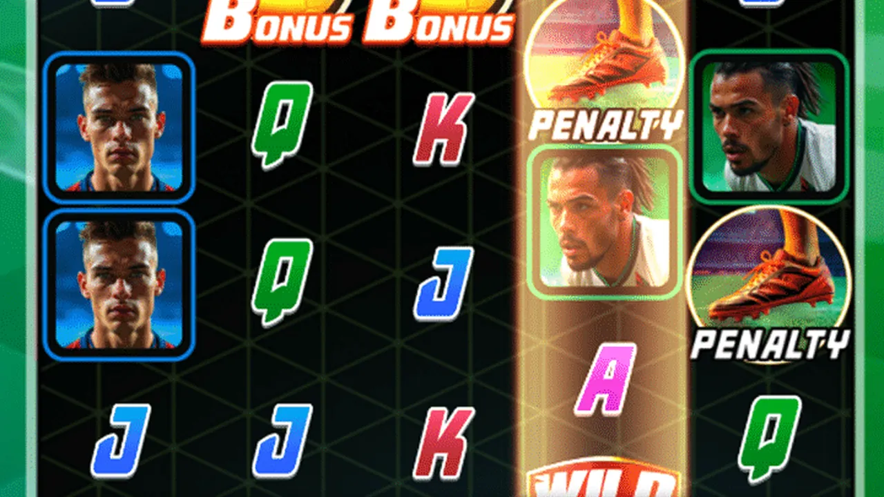Penalty Kick loaded gameplay interface with playing area and controls visible