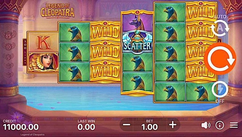 Legend of Cleopatra gameplay