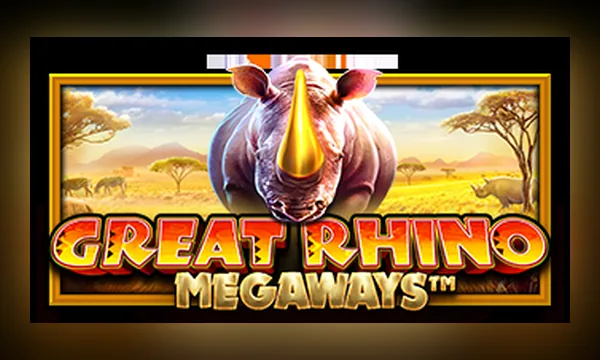 Great Rhino Megaways slot logo — Pragmatic Play