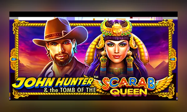 John Hunter and the Tomb of the Scarab Queen slot logo